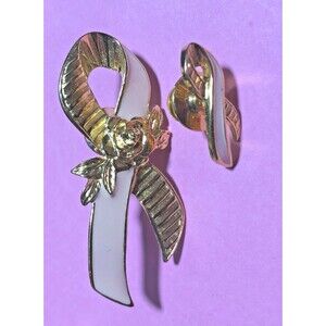 2  AVON©  Pink Ribbon Awareness Enamel Pins